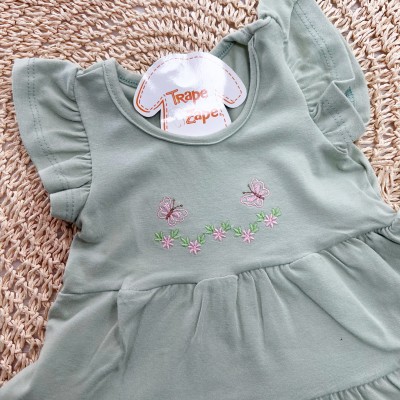 Vestido Borboletinhas - Verde